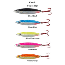 Kinetic Dragon 80gr – farveoversigt med 5 farver