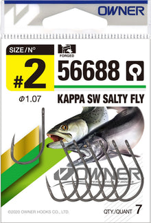 Owner 56688 Kappa SW Salty Fly Single hook