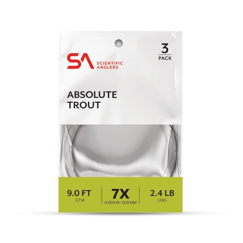 Scientific Anglers Absolute Trout Leader 9' 3-PK – 3-pk – 9' Leader â€“ product_1_35082.jpg