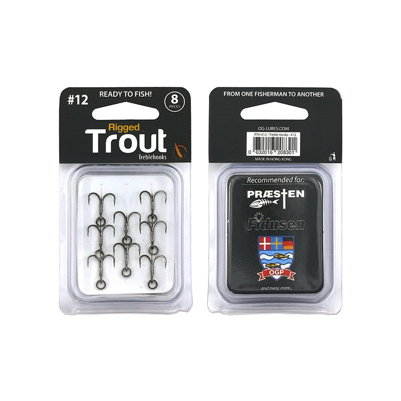 OG-Lures Rigged Trout Treble Hook