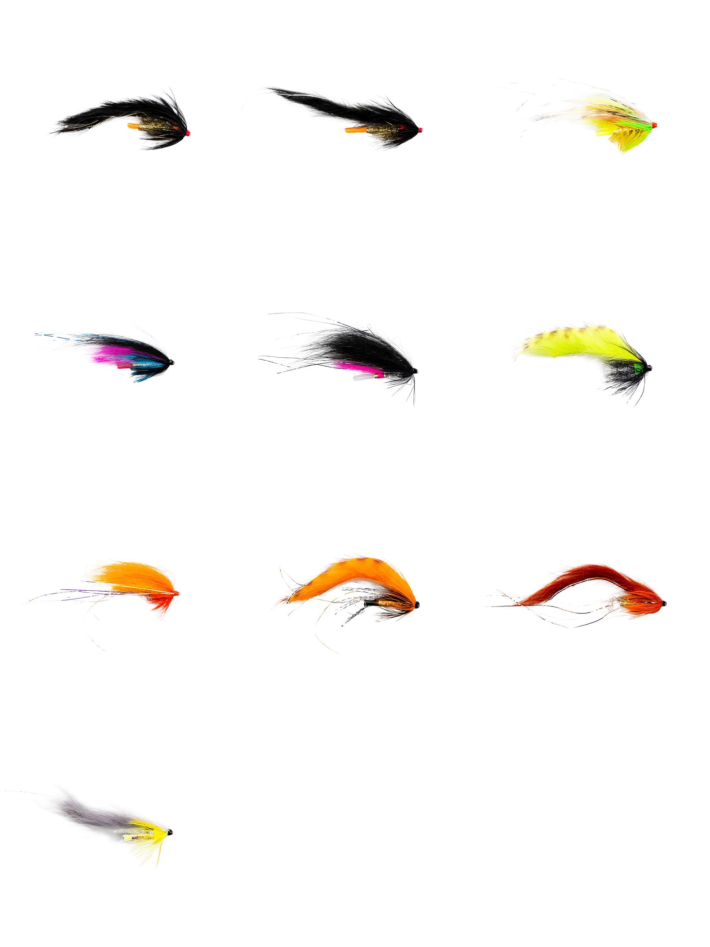 10 quality tube flies for salmon and sea trout assorted