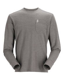 Simms Men's Henry's Fork Crew Steel Heather