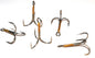 5 pieces 2X Treble Eagle claw #1/0 treble hooks